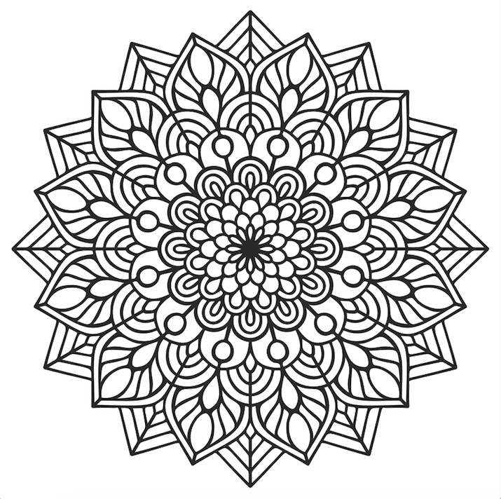 Mandala kifestő (2)