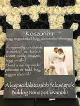 Load image into Gallery viewer, Nőnapi Szöveges vászonkép a Feleségednek